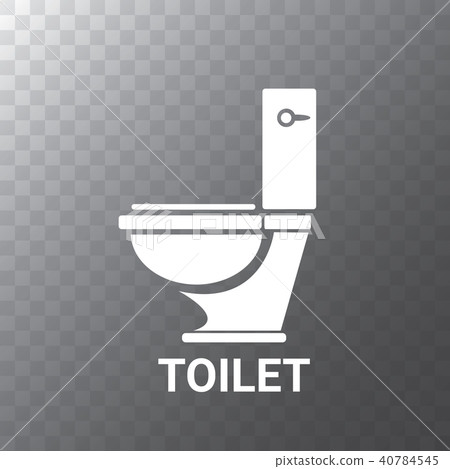 vector Toilet symbol. toilet sign or toilet bowl isolated on transparent background vector Toilet symbol. toilet sign or toilet bowl isolated on transparent background 40784545