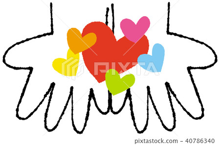 Father's Day Mother's Day Heart Present 40786340