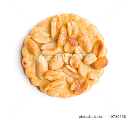 Sweet cookies with peanuts. Sweet cookies with peanuts. 40786668
