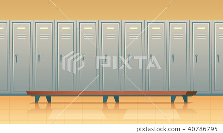 Vector locker, changing room for sports, gym Vector locker, changing room for sports, gym 40786795