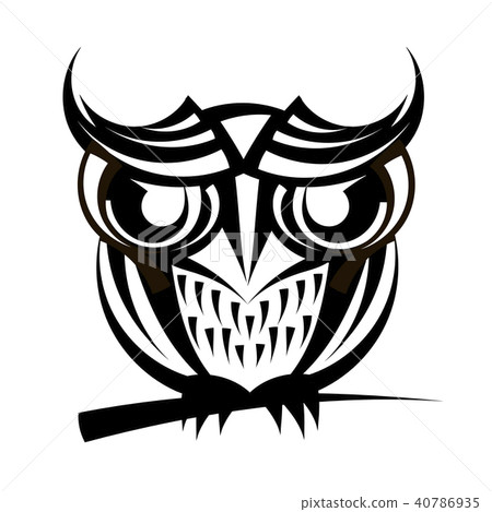 Abstract owl vector Abstract owl vector 40786935