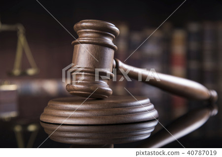 Law wooden gavel barrister, justice concept, legal Law wooden gavel barrister, justice concept, legal 40787019