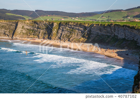 Beautiful Beach, Langre, Cantabria, Spain 40787102