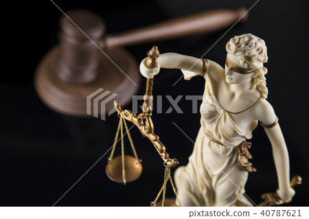 Hammer and god of law concept Hammer and god of law concept 40787621