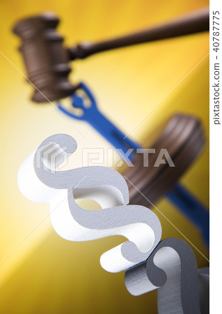 People , Gavel, Mallet of justice concept 40787775