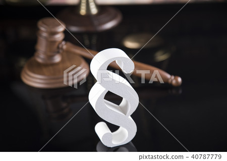 Mallet, Law, legal code and scales of justice Mallet, Law, legal code and scales of justice 40787779