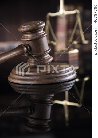 Law wooden gavel barrister, justice concept, legal Law wooden gavel barrister, justice concept, legal 40787780