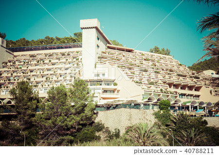 holiday apartment building and sun terrace holiday apartment building and sun terrace 40788211