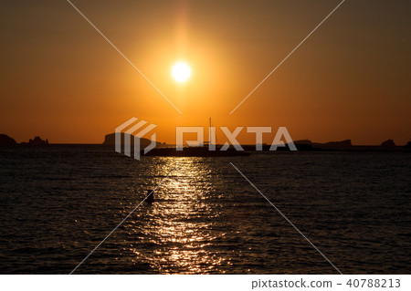 Sunset at the beach (cala conta),Ibiza,Spain Sunset at the beach (cala conta),Ibiza,Spain 40788213