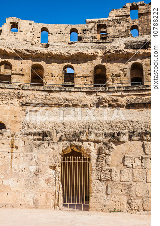 Ruins of the largest colosseum in in North Africa Ruins of the largest colosseum in in North Africa 40788222
