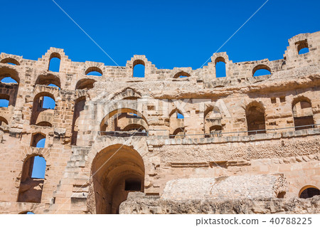 Ruins of the largest colosseum in in North Africa Ruins of the largest colosseum in in North Africa 40788225