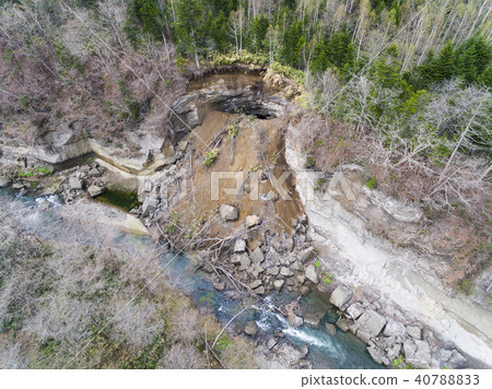 懸崖崩塌（鳥瞰圖） 40788833