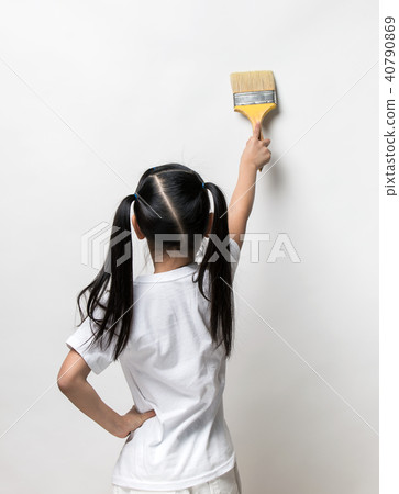 Children, Female, Painting, Wall 40790869