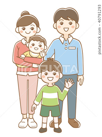 Family parent and child nuclear family Family parent and child nuclear family 40791293