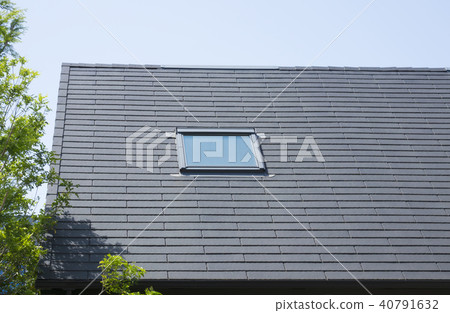 房屋·天窗·圖像·直屋頂 40791632