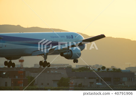 飛機日落 40791906