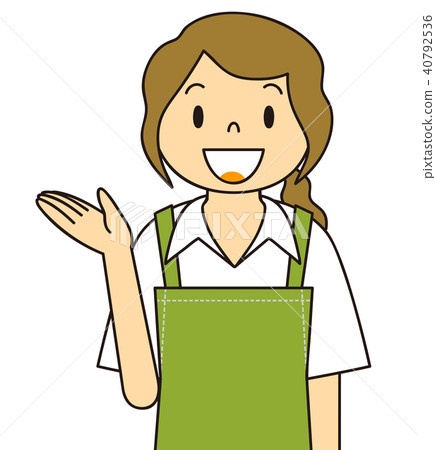 Female Apron Hobo Housewife Cooking Cafe Clerk Flower shop Variation Information Female Apron Hobo Housewife Cooking Cafe Clerk Flower shop Variation Information 40792536