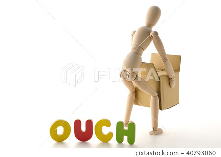 Ouch! I've done it. That moment of lifting. 40793060