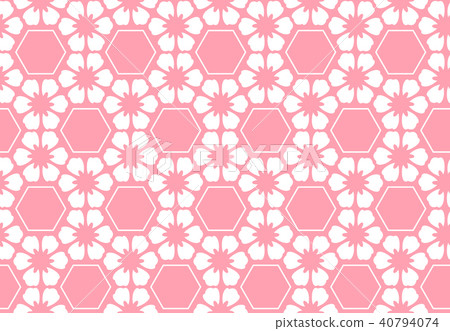 Flower geometric pattern. Seamless vector  40794074