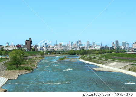 豐平河和城市 豐平河和城市 40794370