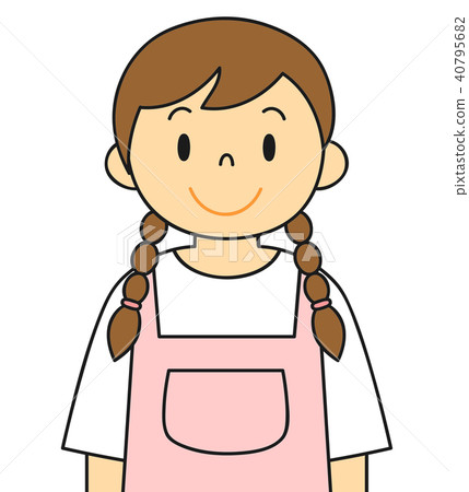 Female Apron Hobo Housewife Cooking Cafe clerk Florist Variation Smile Female Apron Hobo Housewife Cooking Cafe clerk Florist Variation Smile 40795682