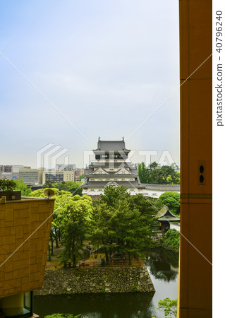 Ogura castle seen from the River Walk Kitakyushu Ogura castle seen from the River Walk Kitakyushu 40796240