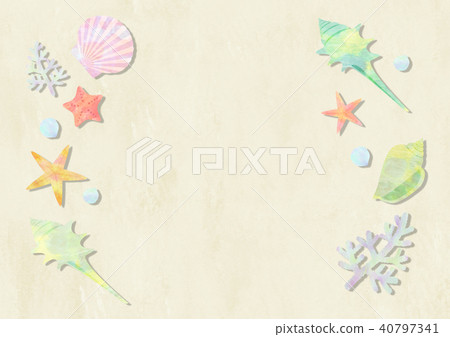 沙子和貝類 沙子和貝類 40797341