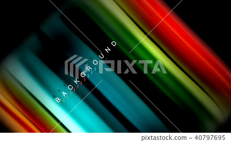 Fluid mixing colors, vector wave abstract background Fluid mixing colors, vector wave abstract background 40797695