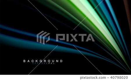 Fluid mixing colors, vector wave abstract background Fluid mixing colors, vector wave abstract background 40798020