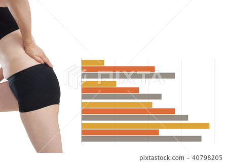 Young lady with low back pain Young lady with low back pain 40798205