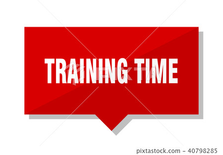 training time red tag training time red tag 40798285
