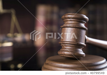 Law wooden gavel barrister, justice concept, legal Law wooden gavel barrister, justice concept, legal 40799549