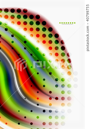 Rainbow color waves, vector blurred abstract background Rainbow color waves, vector blurred abstract background 40799755