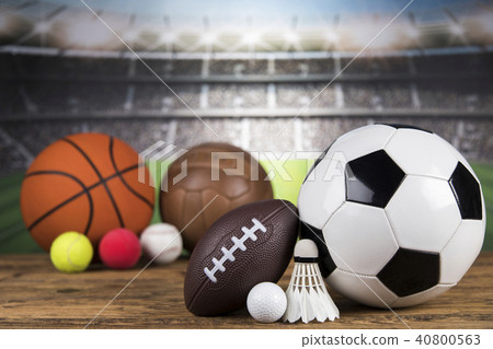 Sport, a lot of balls and stuff 40800563