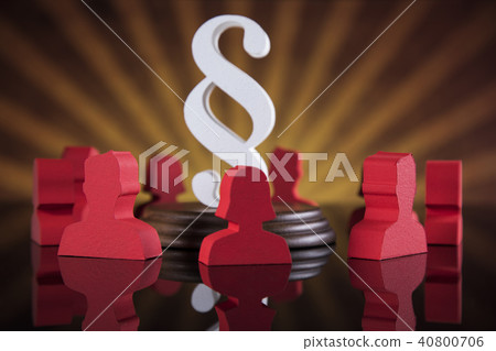 People, Mallet, Law, legal code of justice concept 40800706