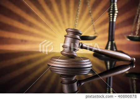Mallet, legal code and statue of justice, Law Mallet, legal code and statue of justice, Law 40800878