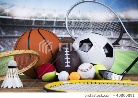 Sport, a lot of balls and stuff 40800891