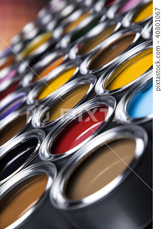 Colorful paint cans set Colorful paint cans set 40801067