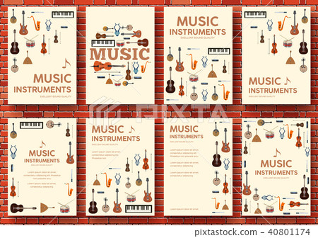 Festival music instruments circle infographics Festival music instruments circle infographics 40801174