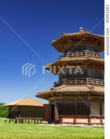 Takumi Castle's octagonal drum 40801665