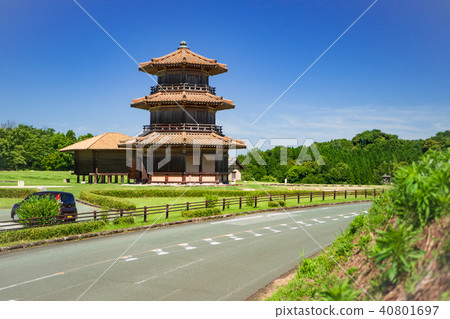 Tamashiro城堡在初夏 40801697