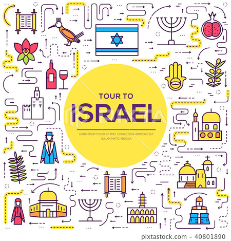 Country Israel travel vacation guide of goods 40801890