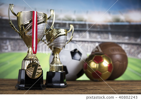 Winner trophy,  Sport equipment and balls 40802243