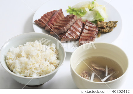 Beef tongue set meal Beef tongue set meal 40802412