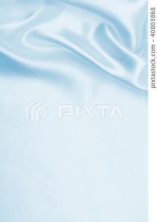 Smooth elegant blue silk or satin luxury cloth 40803868