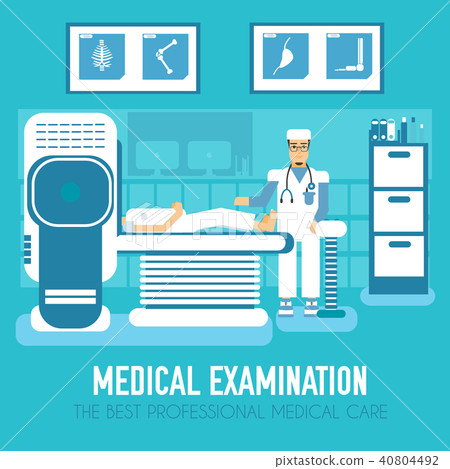 Medical diagnostic room vector illustration. Medical diagnostic room vector illustration. 40804492