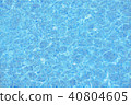 Turquoise blue mosaic pool water surface 40804605