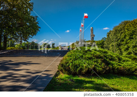 Westerplatte. Monument commemorating first battle 40805358