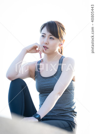 運動女性 運動女性 40805443