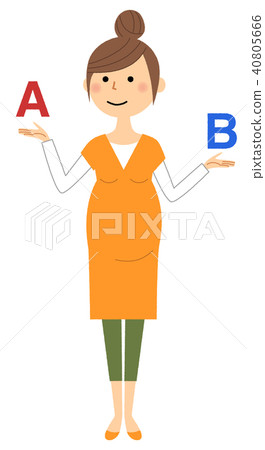 孕婦前媽媽比較 孕婦前媽媽比較 40805666